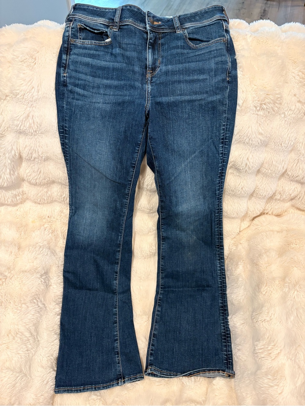 American Eagle Outfitters Dark Blue Flare Jeans